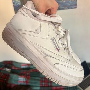 Reebok platform sneakers club c extra